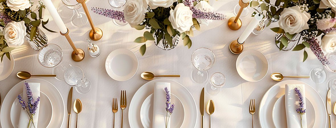 Enhancing your event with professional table settings